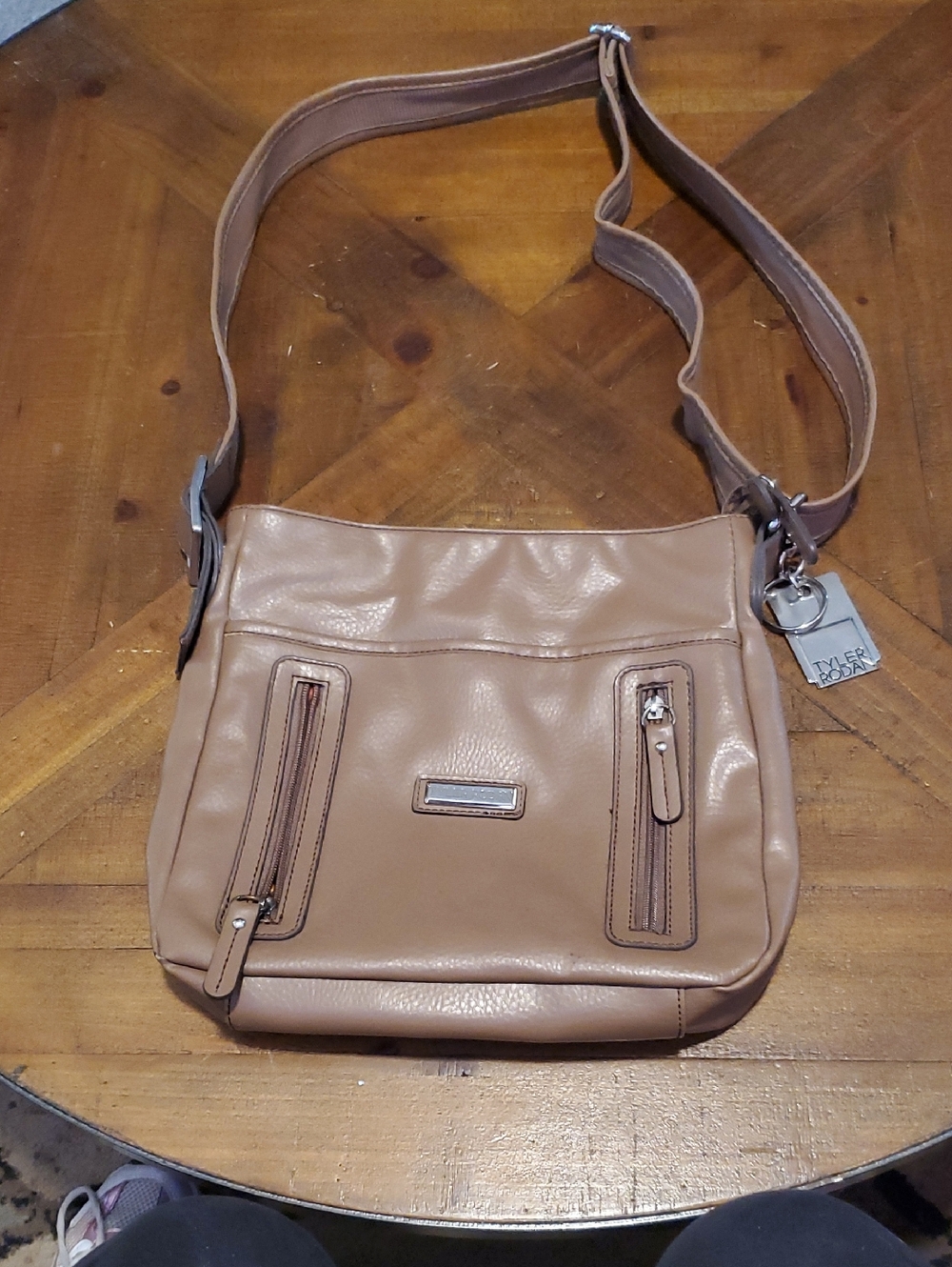 Tyler Rodan Camel/Tan Crossbody Shoulder Bag